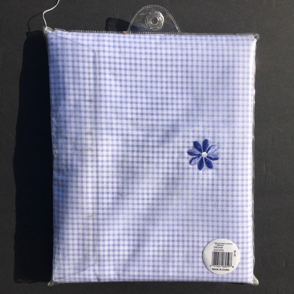 Oxford Bath + Home gingham voile